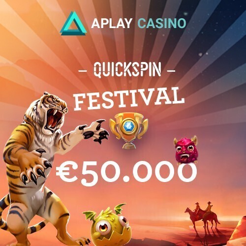 В APlay турнир Quickspin и акция – €50000 и 25FS до 3 мая